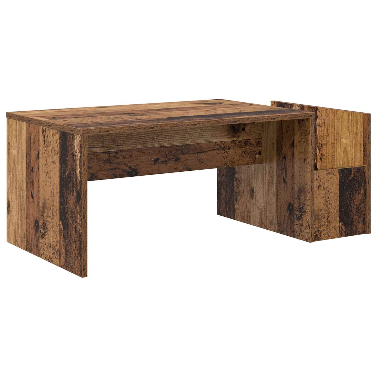 Coffee Table Old Wood 90 x 45 x 35 cm Engineered Wood