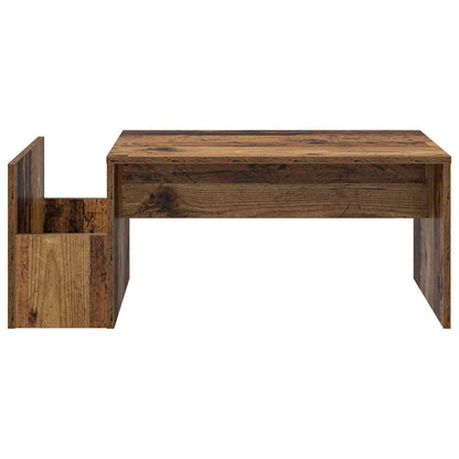 Coffee Table Old Wood 90 x 45 x 35 cm Engineered Wood