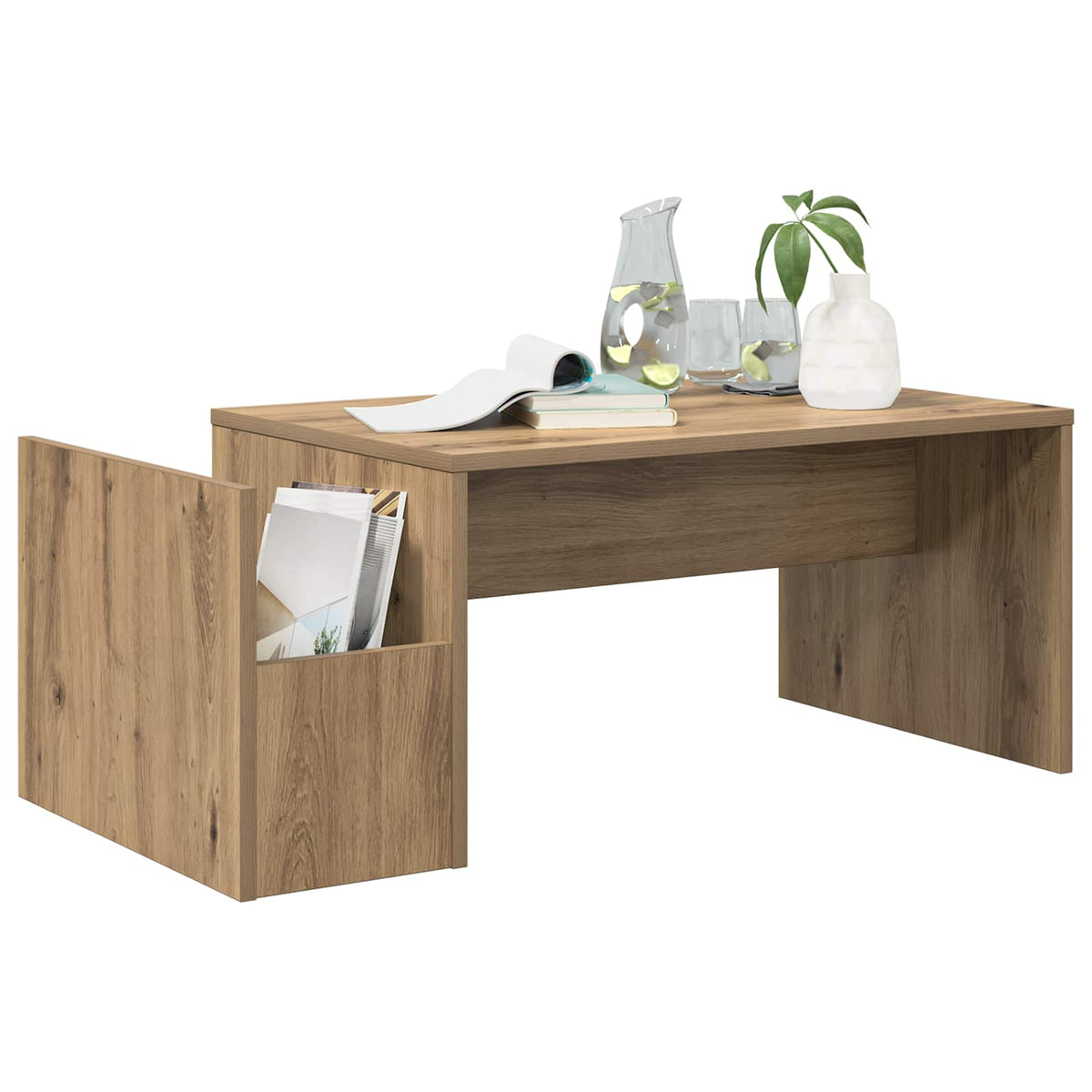 Coffee Table Artisan Oak 90 x 45 x 35 cm Engineered Wood