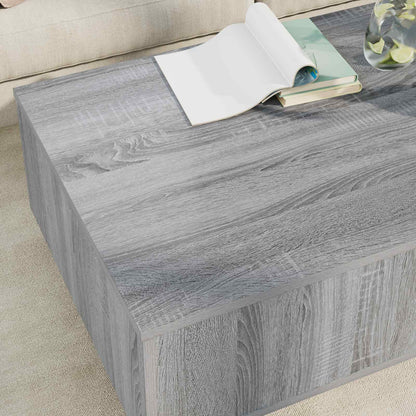 Coffee Table Grey Sonoma 95 x 55 x 31 cm Engineered Wood