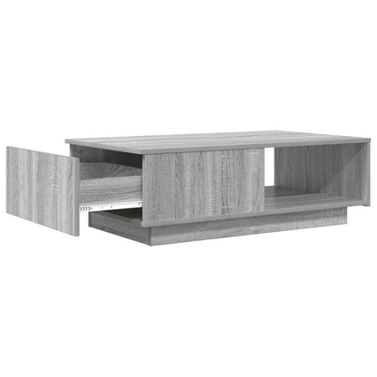 Coffee Table Grey Sonoma 95 x 55 x 31 cm Engineered Wood