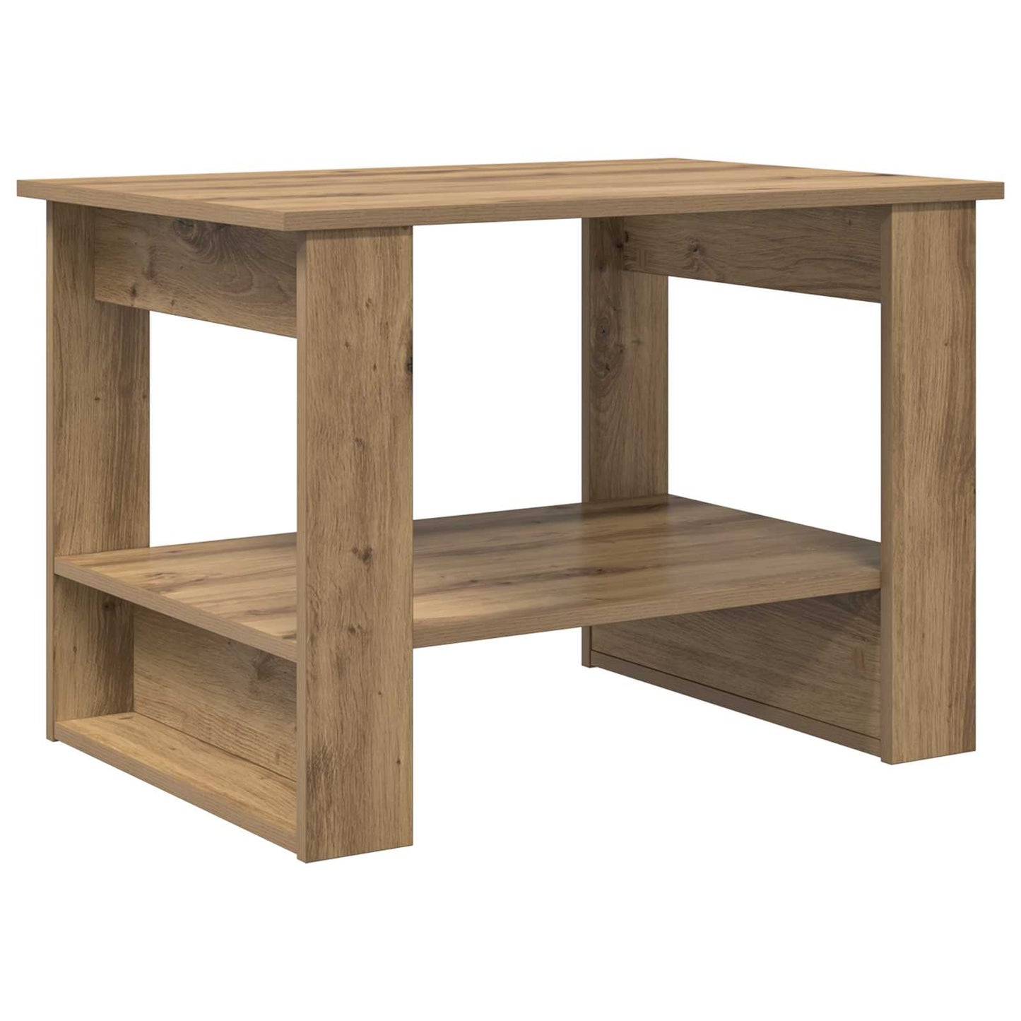 Coffee Table Artisan Oak 72 x 50 x 50 cm Engineered Wood