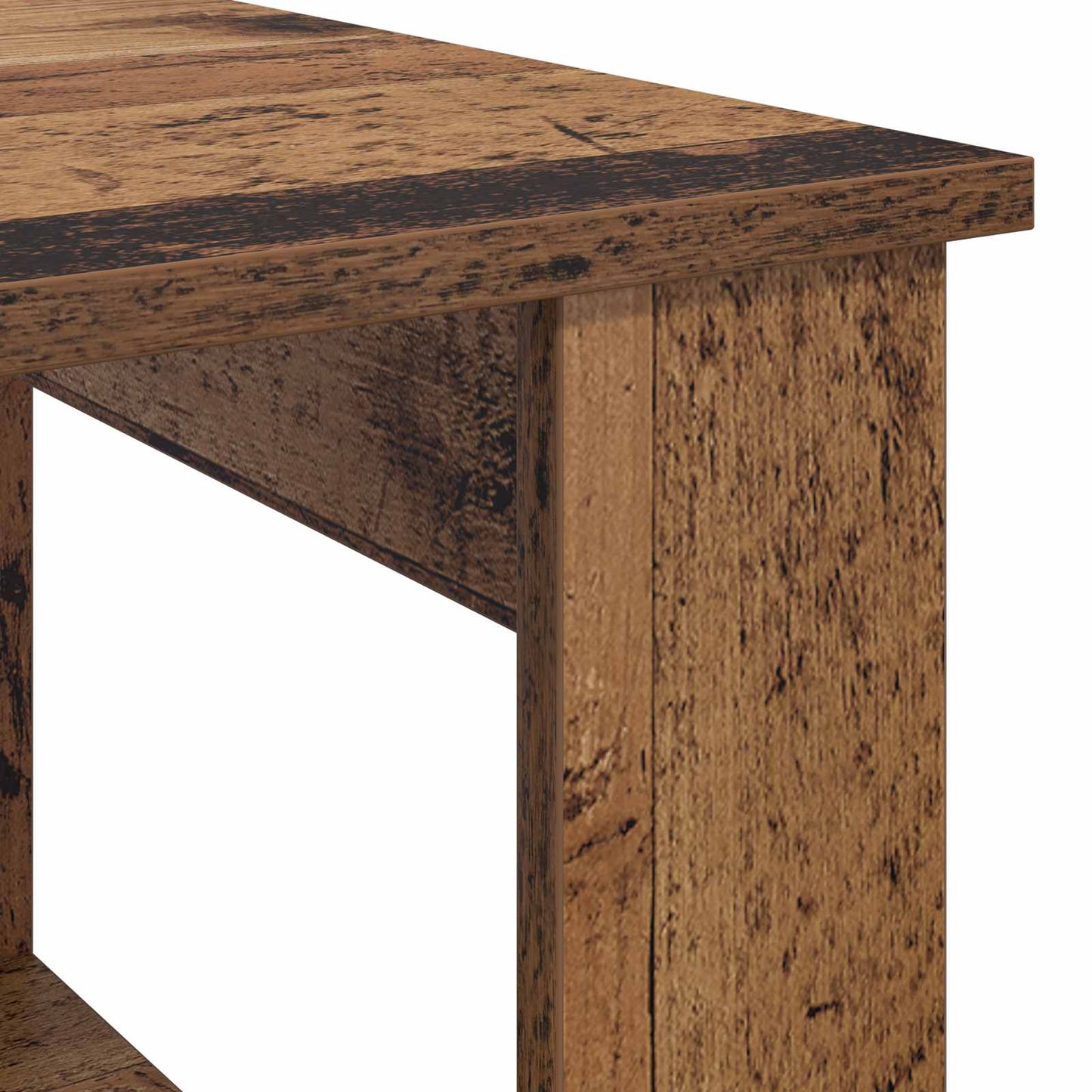 Coffee Table Old Wood 51 x 50 x 50 cm Engineered Wood