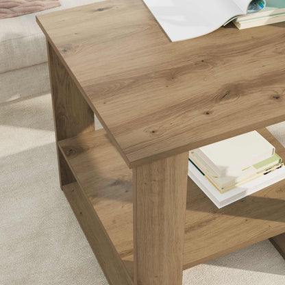 Coffee Table Artisan Oak 51 x 50 x 50 cm Engineered Wood