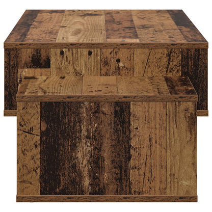 Coffee Table Old Wood 105 x 50 x 32.5 cm Engineered Wood
