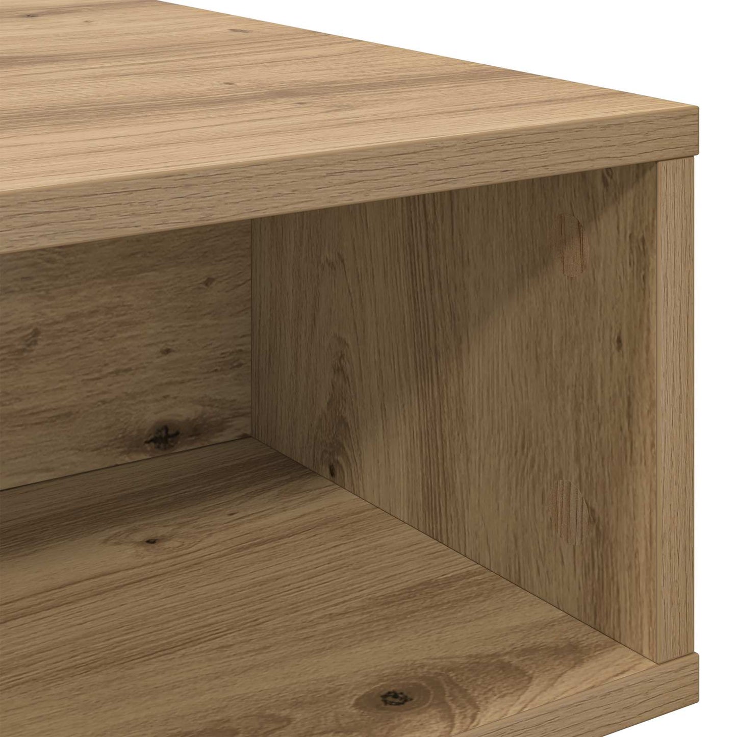 Coffee Table Artisan Oak 105 x 50 x 32.5 cm Engineered Wood