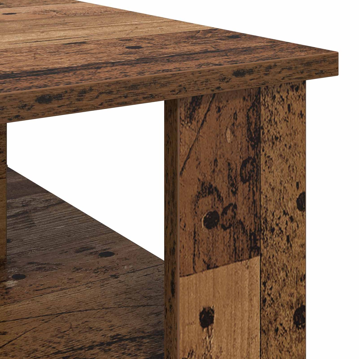 Coffee Table Old Wood 90 x 50 x 40 cm Engineered Wood