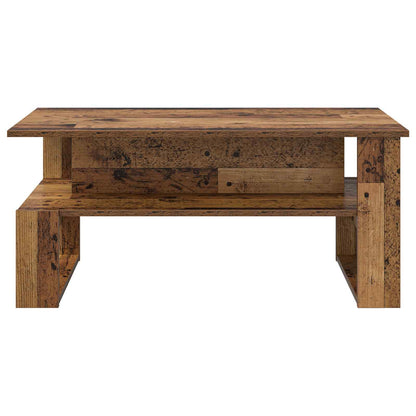 Coffee Table Old Wood 90 x 50 x 40 cm Engineered Wood
