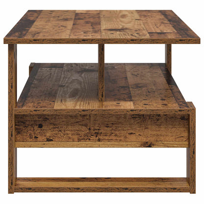 Coffee Table Old Wood 90 x 50 x 40 cm Engineered Wood