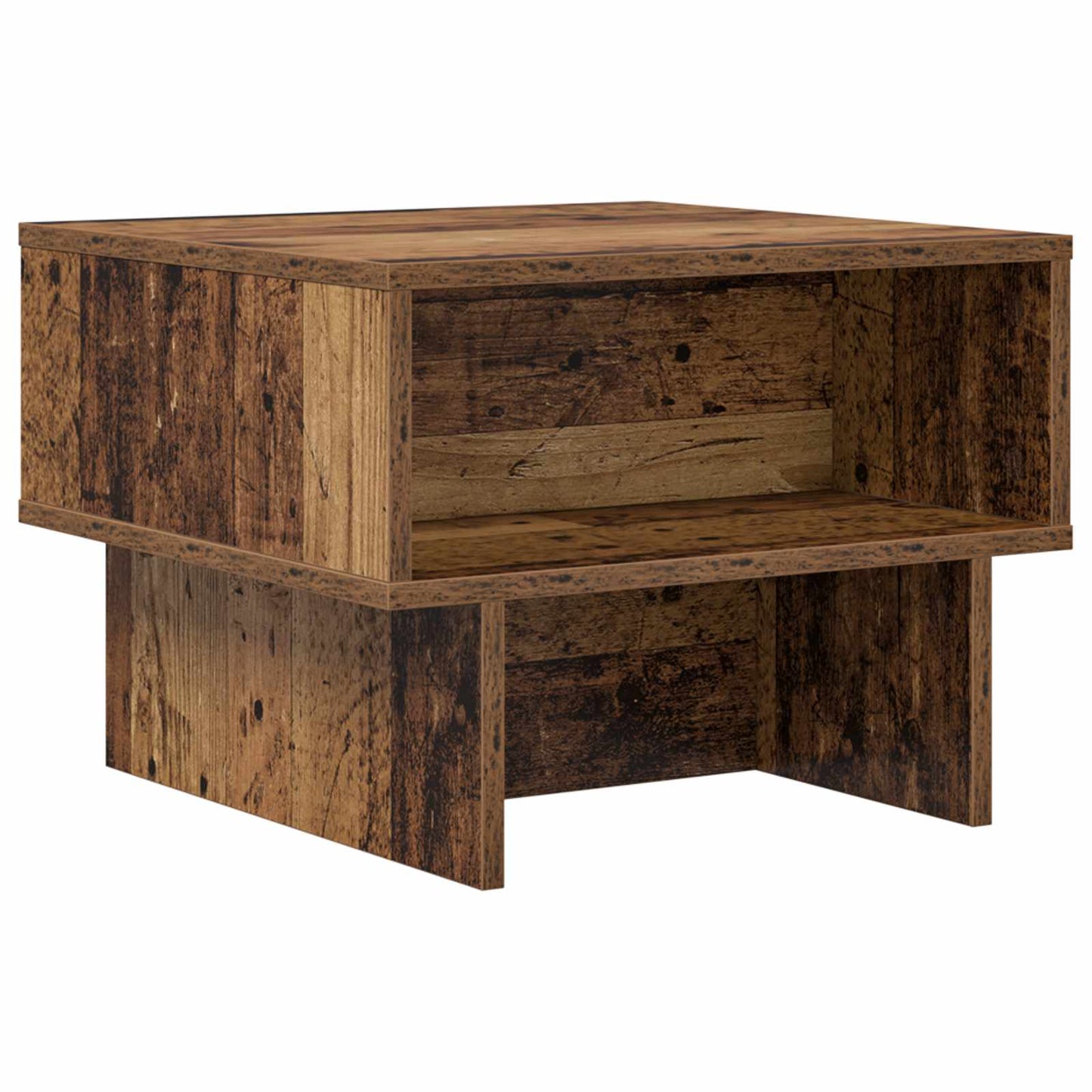 Coffee Table Old Wood 48 x 46 x 35 cm Engineered Wood