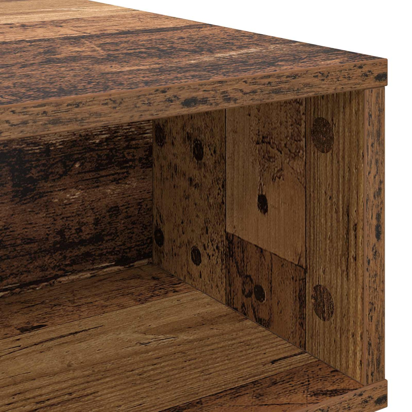 Coffee Table Old Wood 100 x 46 x 35 cm Engineered Wood