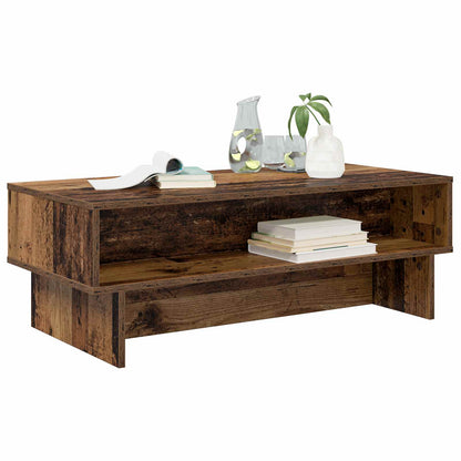 Coffee Table Old Wood 100 x 46 x 35 cm Engineered Wood