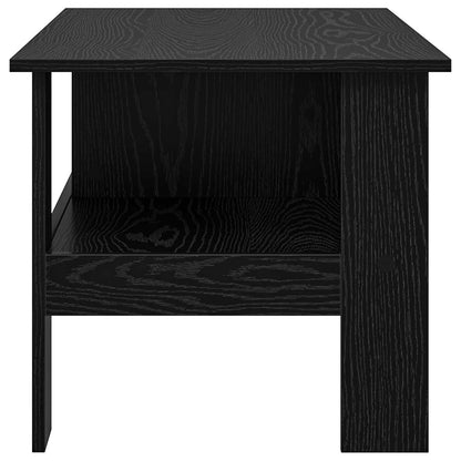 Coffee Table Black Oak 90 x 50 x 45 cm Engineered Wood