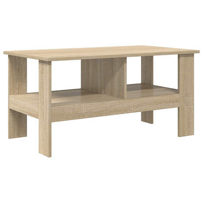 Coffee Table Sonoma Oak 90 x 50 x 45 cm Engineered Wood