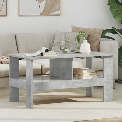Coffee Table Concrete Grey 90 x 50 x 45 cm Engineered Wood
