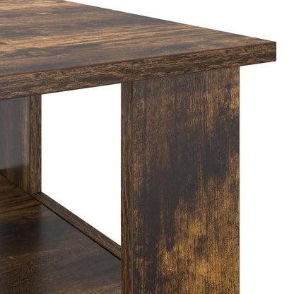 Coffee Table Smoked Oak 90 x 50 x 45 cm Engineered Wood