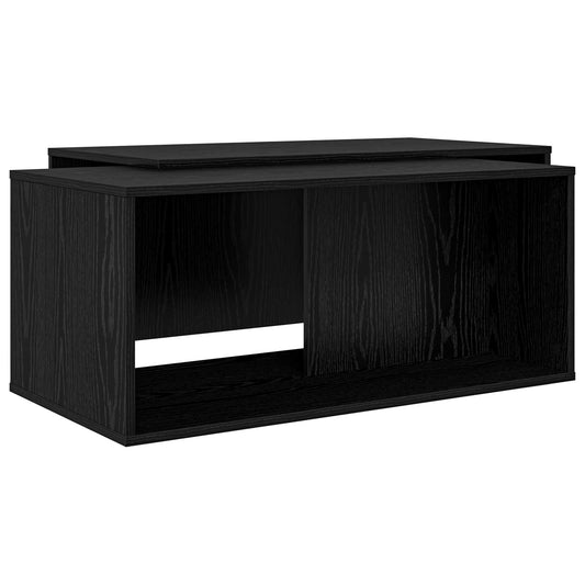 Coffee Table Set 2 pcs Black Oak 90 x 48 x 40 cm