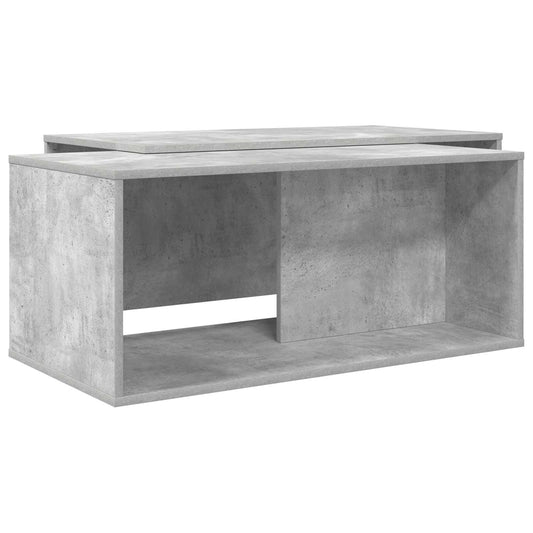 Coffee Table Set 2 pcs Concrete Grey 90 x 48 x 40 cm