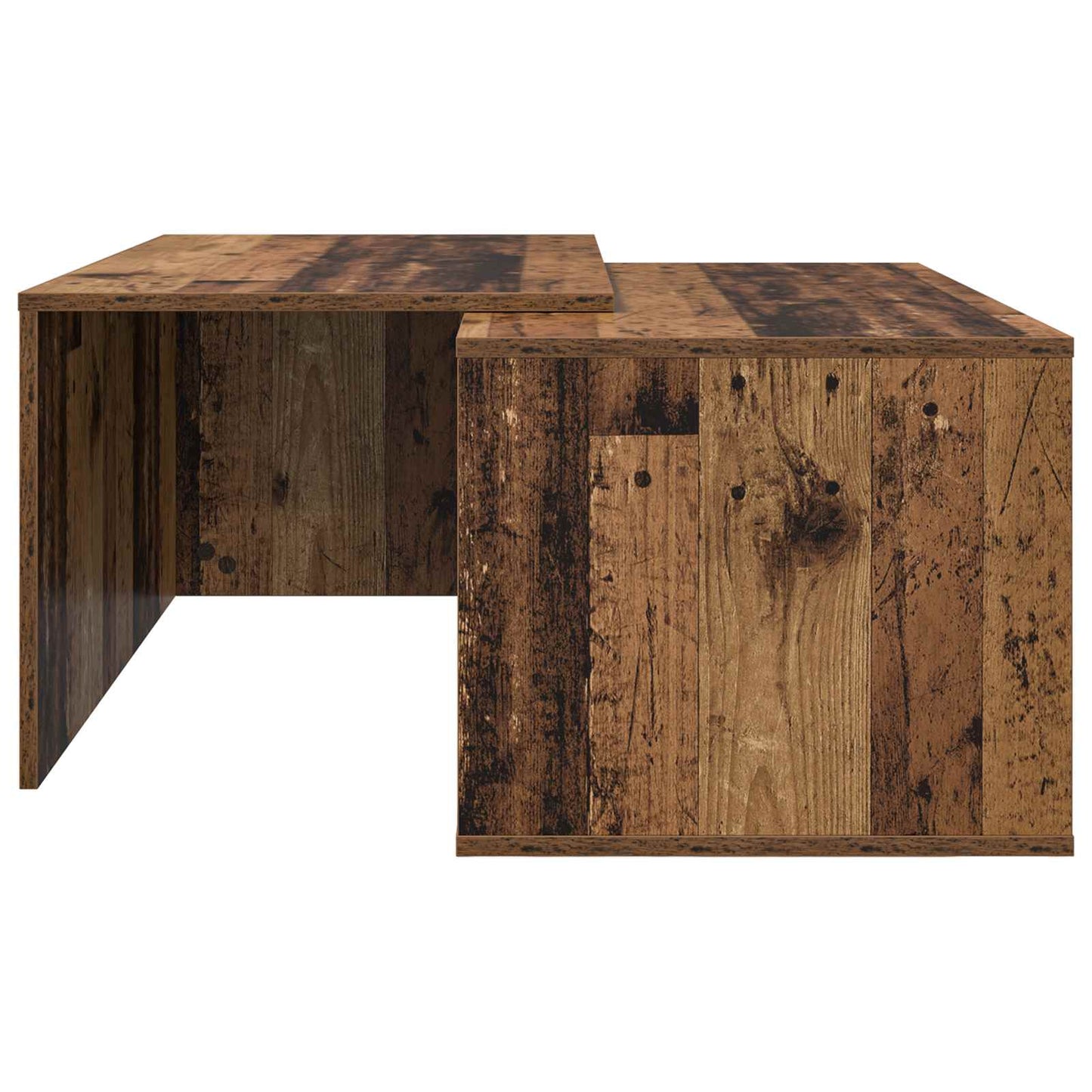 Coffee Table Set 2 pcs Old Wood Engineered Wood