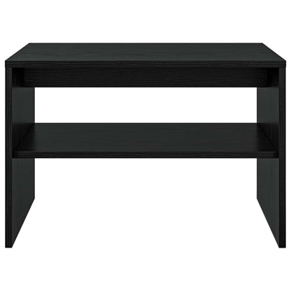 Coffee Table Black Oak 60 x 50 x 40 cm Engineered Wood