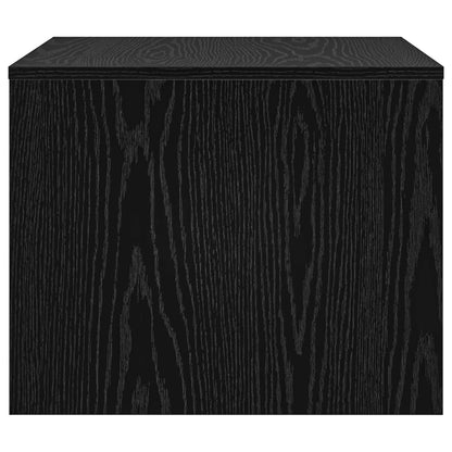 Coffee Table Black Oak 60 x 50 x 40 cm Engineered Wood