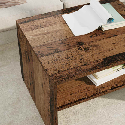 Coffee Table Old Wood 60 x 50 x 40 cm Engineered Wood