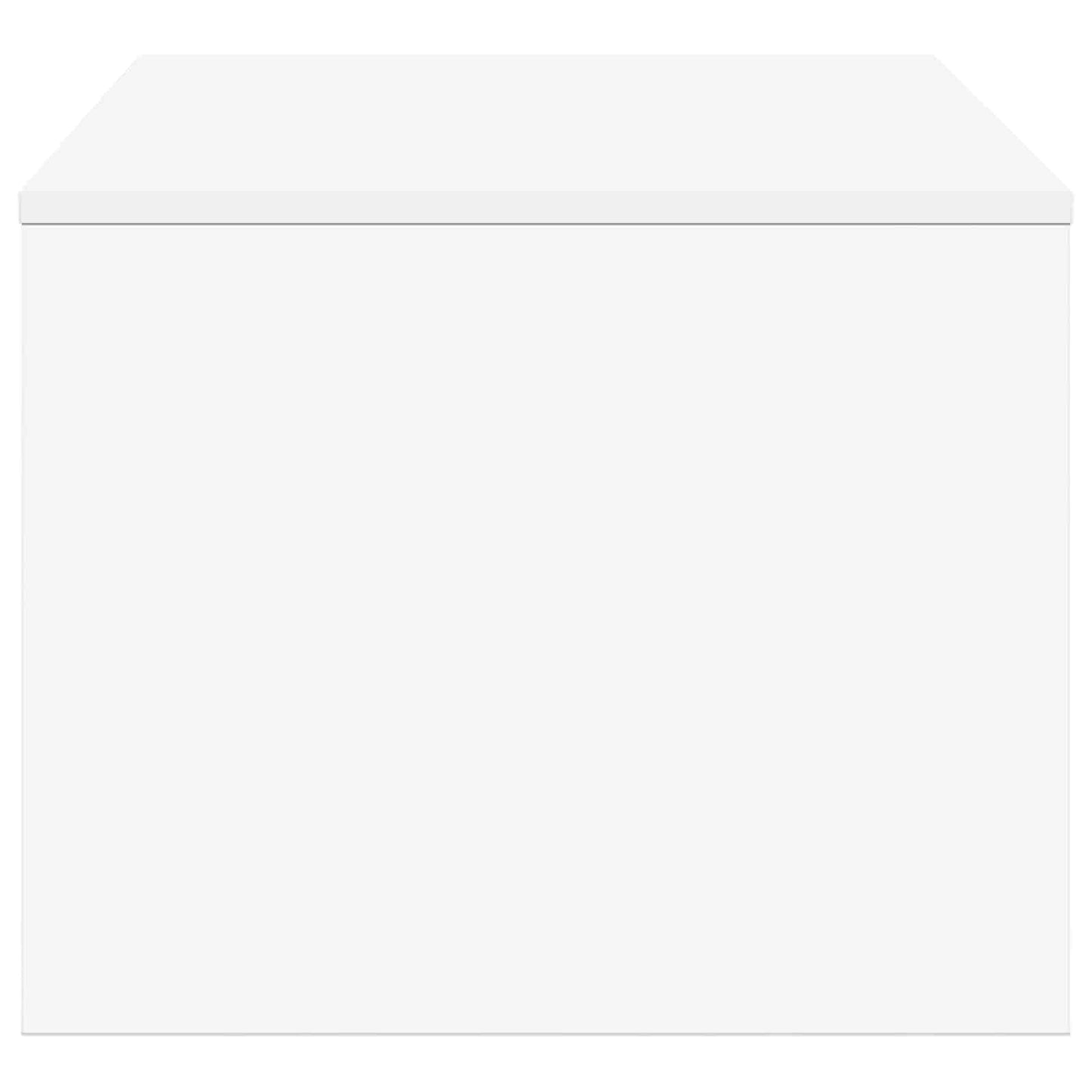 Coffee Table White 80 x 50 x 40 cm Engineered Wood