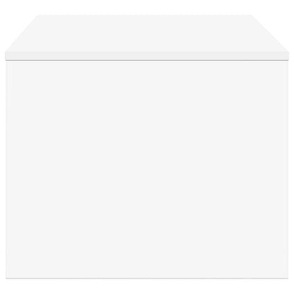 Coffee Table White 80 x 50 x 40 cm Engineered Wood