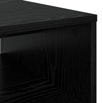 Coffee Table Black Oak 80 x 50 x 40 cm Engineered Wood