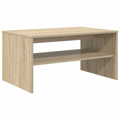 Coffee Table Sonoma Oak 80 x 50 x 40 cm Engineered Wood