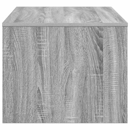 Coffee Table Grey Sonoma 80 x 50 x 40 cm Engineered Wood