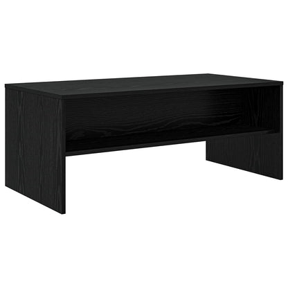 Coffee Table Black Oak 100 x 50 x 40 cm Engineered Wood