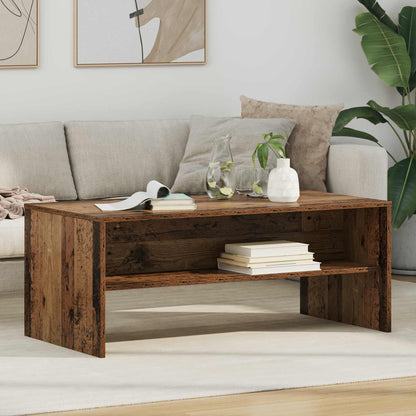 Coffee Table Old Wood 100 x 50 x 40 cm Engineered Wood