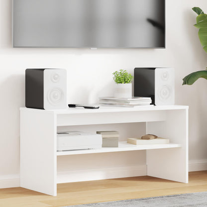 TV Cabinet 80 x 35 x 40 cm White Engineered Wood