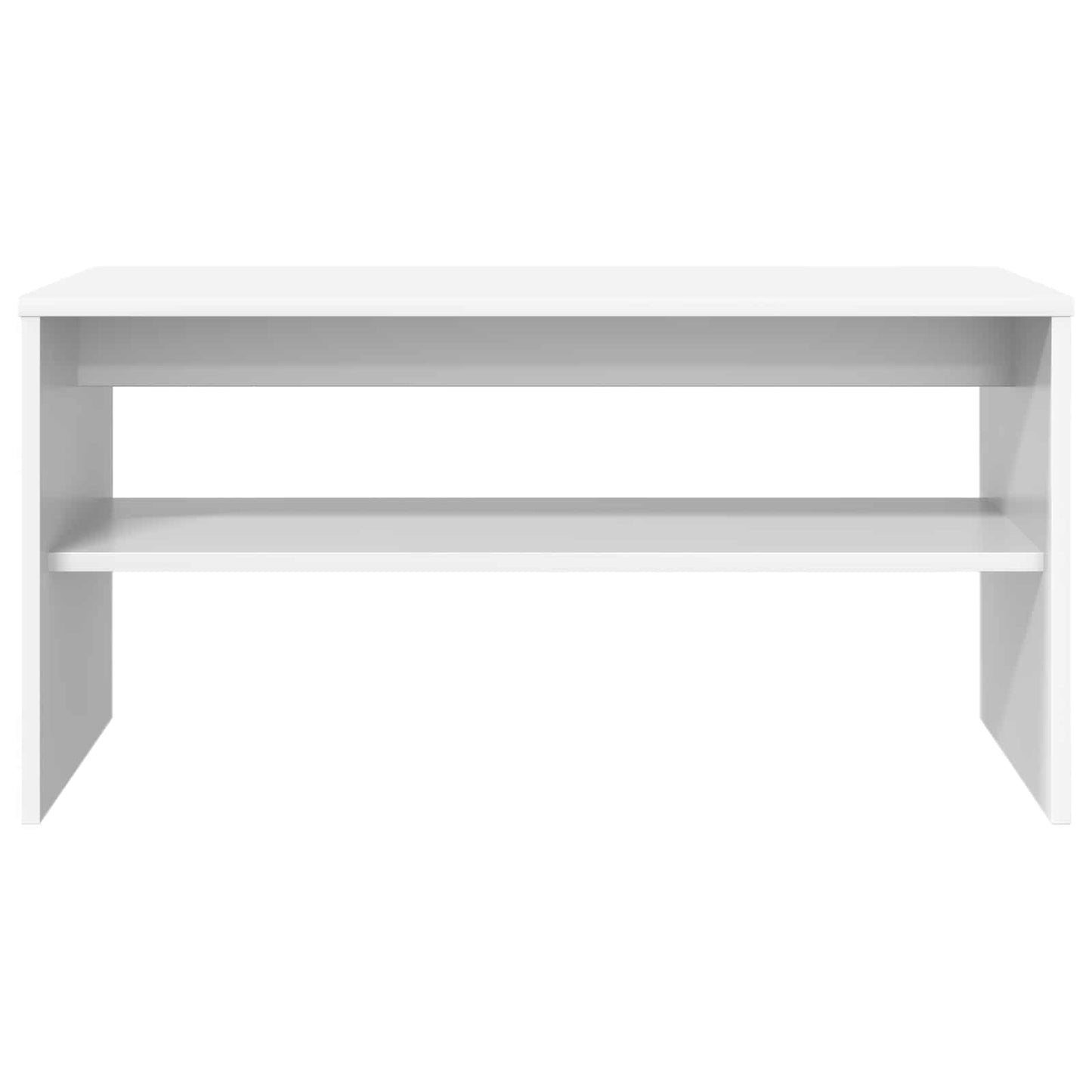 TV Cabinet 80 x 35 x 40 cm White Engineered Wood