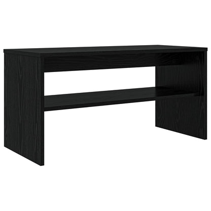 TV Cabinet 80 x 35 x 40 cm Black Oak Engineered Wood