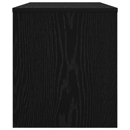 TV Cabinet 80 x 35 x 40 cm Black Oak Engineered Wood