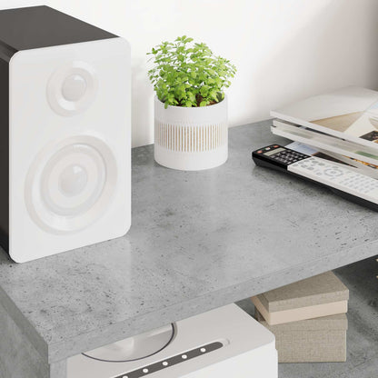 TV Cabinet 80 x 35 x 40 cm Concrete Grey Engineered Wood