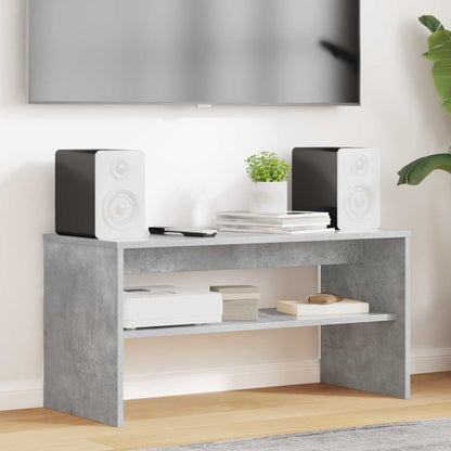 TV Cabinet 80 x 35 x 40 cm Concrete Grey Engineered Wood