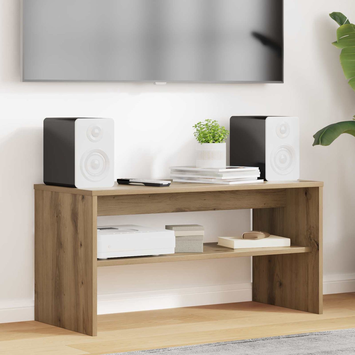 TV Cabinet 80 x 35 x 40 cm Artisan Oak Engineered Wood