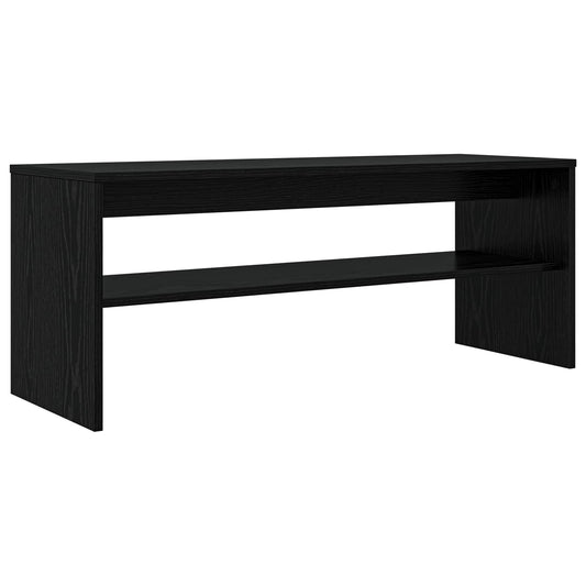 TV Cabinet 100 x 35 x 40 cm Black Oak Engineered Wood
