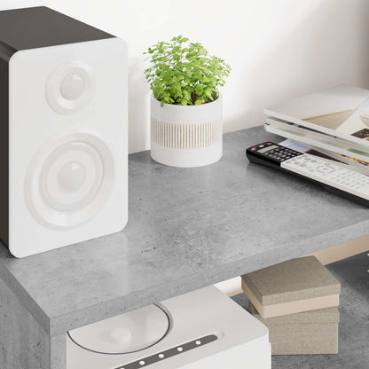 TV Cabinet Concrete Grey 80 x 30 x 40 cm Engineered Wood