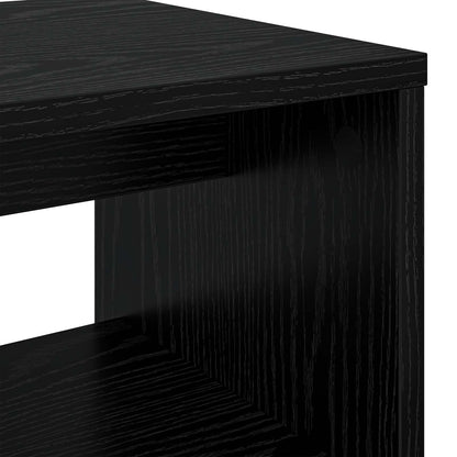 TV Cabinet Black Oak 100 x 30 x 40 cm Engineered Wood