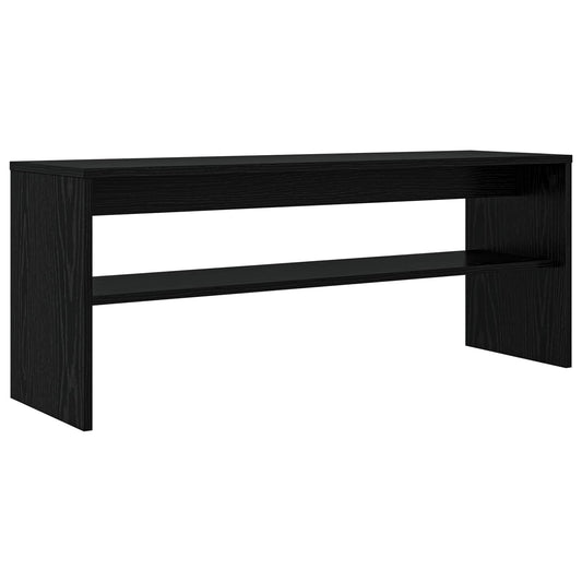 TV Cabinet 100 x 30 x 40 cm Black Oak Engineered Wood