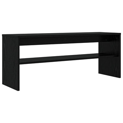 TV Cabinet Black Oak 100 x 30 x 40 cm Engineered Wood