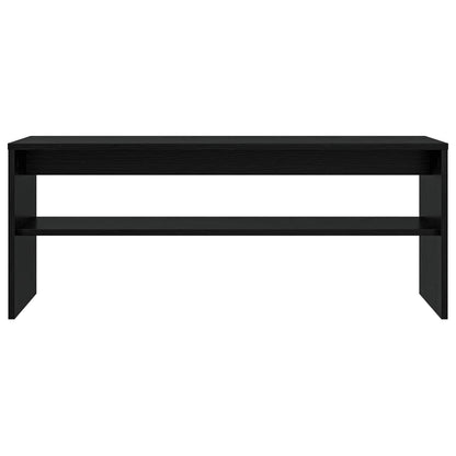 TV Cabinet Black Oak 100 x 30 x 40 cm Engineered Wood