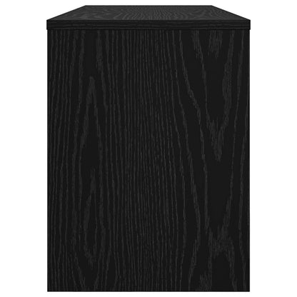 TV Cabinet Black Oak 100 x 30 x 40 cm Engineered Wood