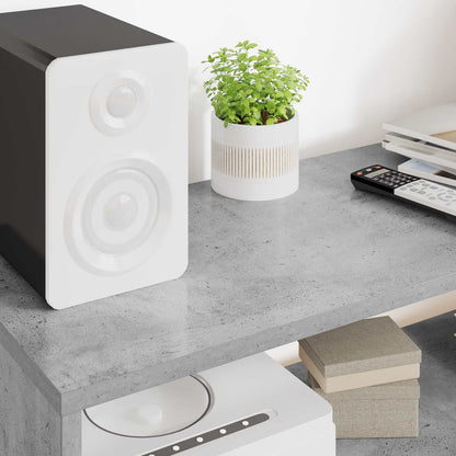 TV Cabinet Concrete Grey 100 x 30 x 40 cm Engineered Wood