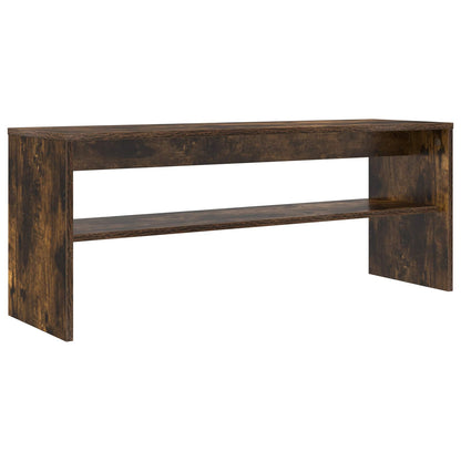 TV Cabinet Smoked Oak 100 x 30 x 40 cm Engineered Wood