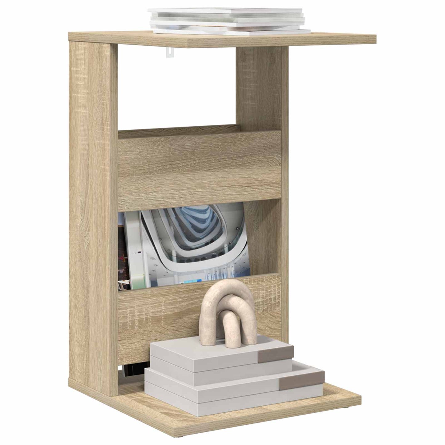 Side Table Sonoma Oak 40 x 35 x 60.5 cm Engineered Wood